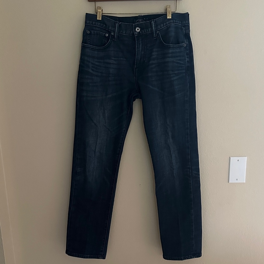 Lucky Brand Men's Deep Indigo Straight Jeans W30 L30 EUC